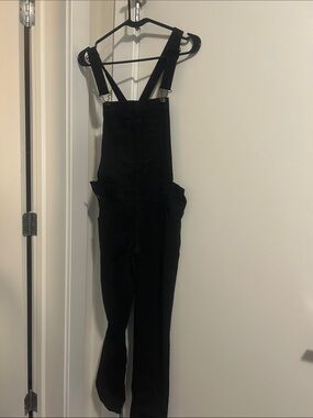Wallflower Black Denim Overalls Jumpsuit